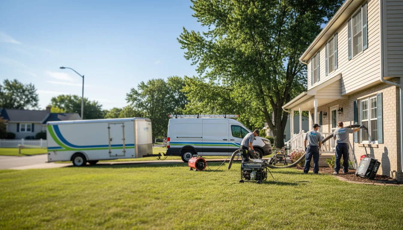 Flooded Basement Restoration And Cleanup With Repair in Winton, MN near me